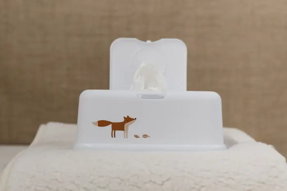 FUNKYBOX boîte pour lingettes humides avec couvercle ouvrant 12,5 x 22 x 8,5 cm