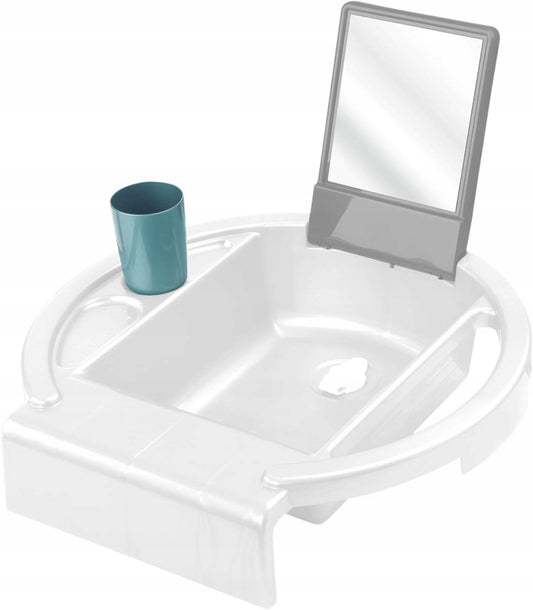 ROTHO Kiddy Wash lavabo pour enfants avec miroir incassable et gobelet