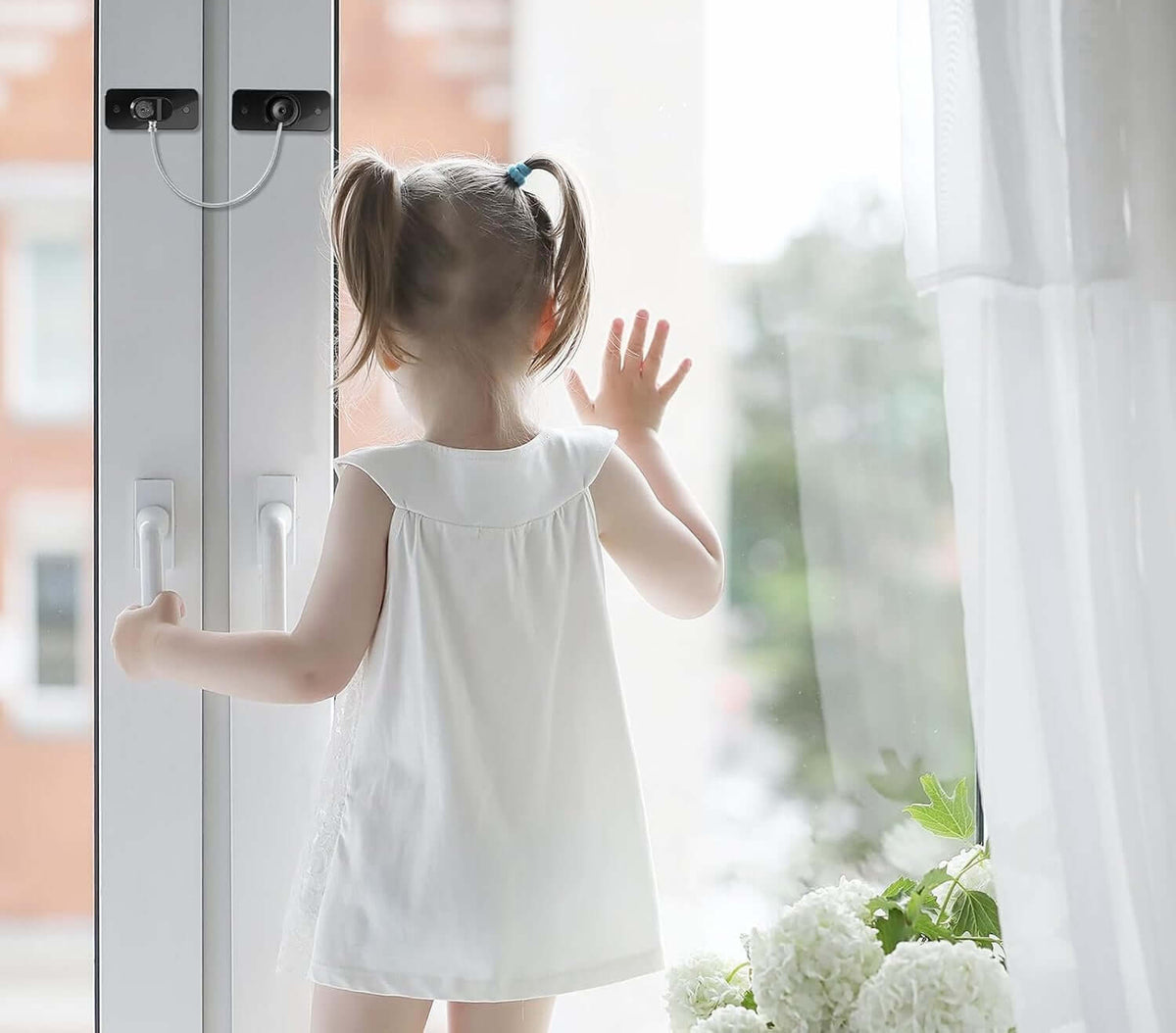 CHILD SAFETY LOCK steel child safety lock for cabinets and drawers x1
