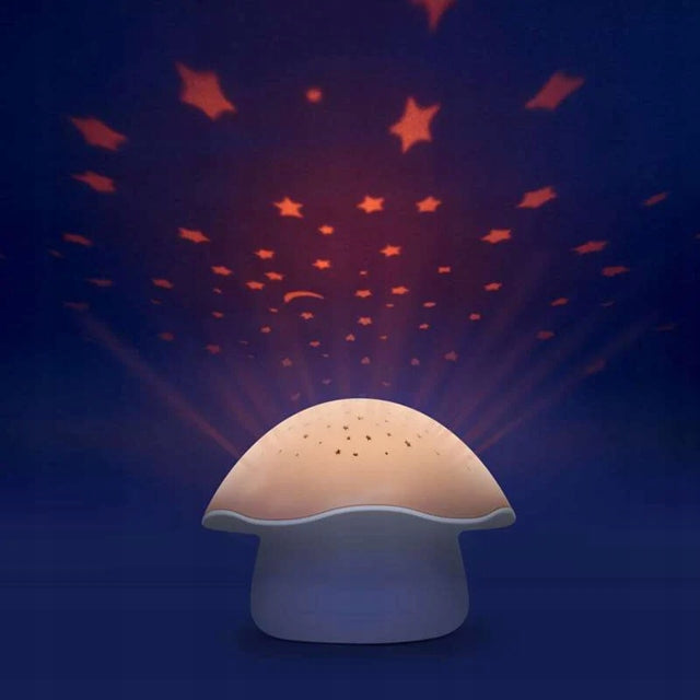 PABOBO Mushroom projecteur d'étoiles avec mélodies et capteur de pleurs CHAMPIGNON