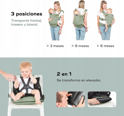 BABYMOOV MOOV&BOOST nosidełko ergonomiczne podwyższenie 2w1 – zdjęcie produktu 5