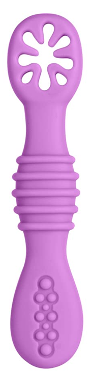 VICLOON Sticky Spoon szilikon kanál 2,5 10 db cm 4 hónap+ lila