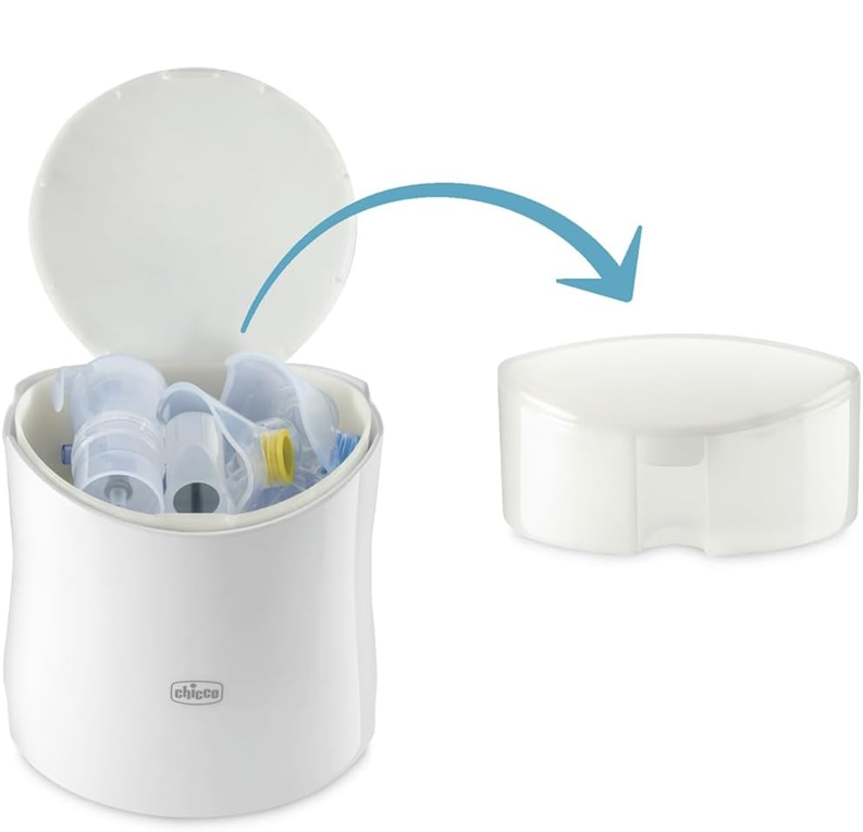 CHICCO Easy Breath Family inhalátor nebulizátor 0,37 ml/min + nádobka