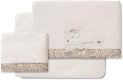 INTERBABY ensemble de literie polaire 3 pièces.