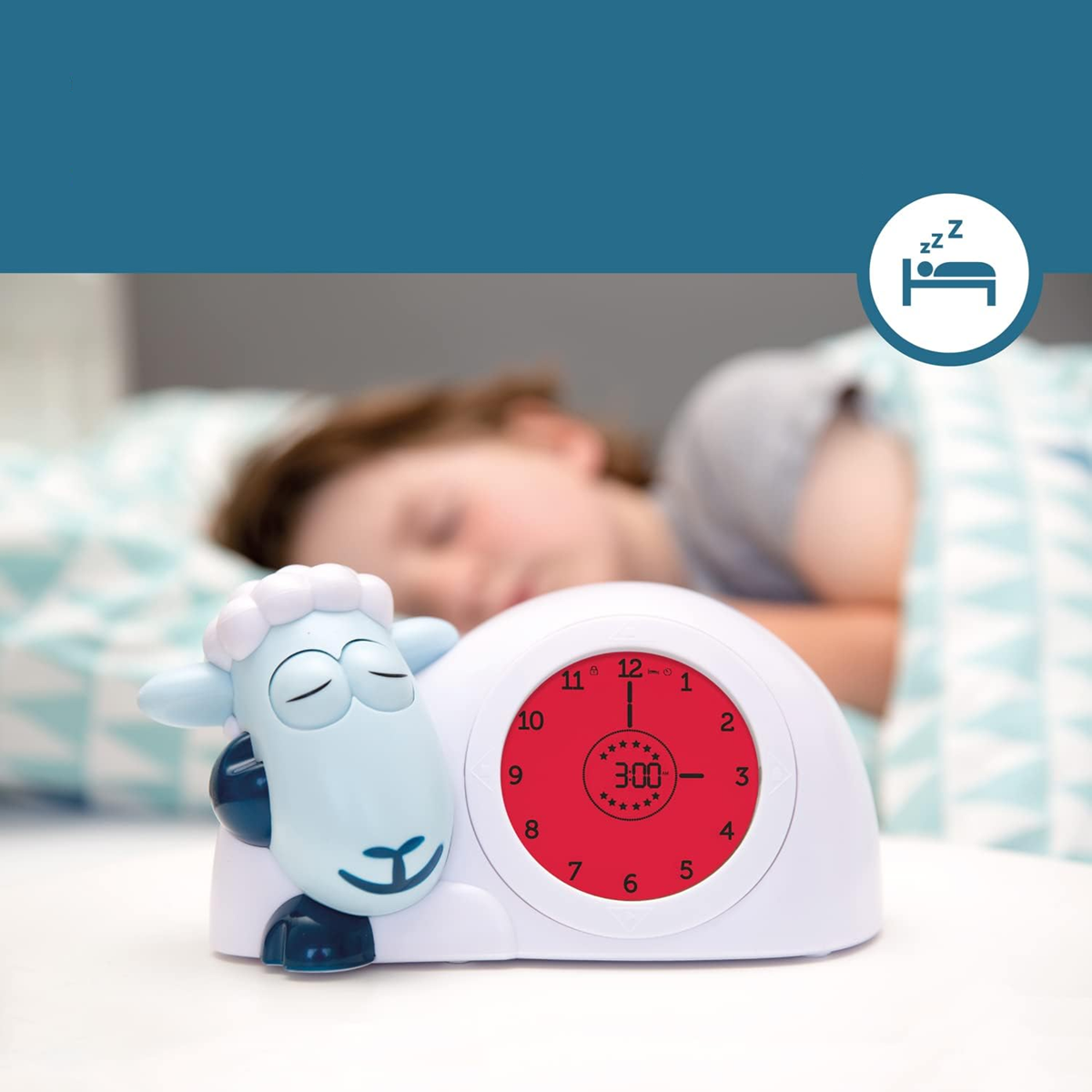 ZAZU entraîneur de sommeil, réveil et veilleuse MOUTON SAM