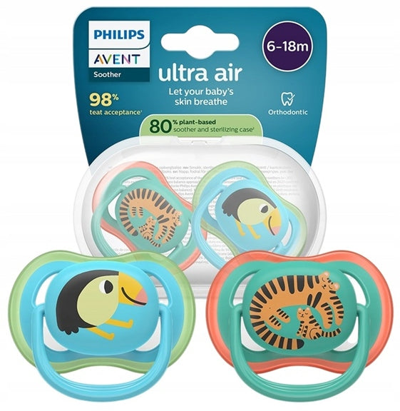 PHILIPS AVENT Ultra Air sucettes x 2 6-18 mois