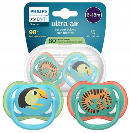 PHILIPS AVENT Ultra Air sucettes x 2 6-18 mois