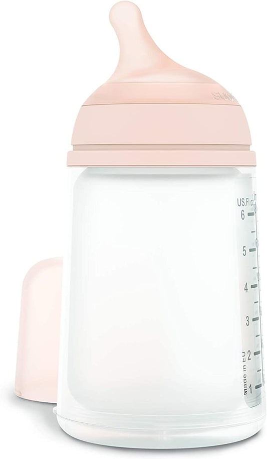 SUAVINEX butelka ZERO ZERO 270ml antykolkowa butelka dla niemowląt, BPA i BPS free, silikonowy smoczek