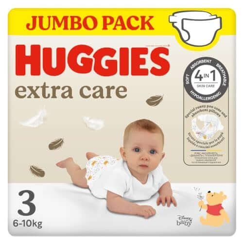 Huggies Extra Care diapers size 3 x40