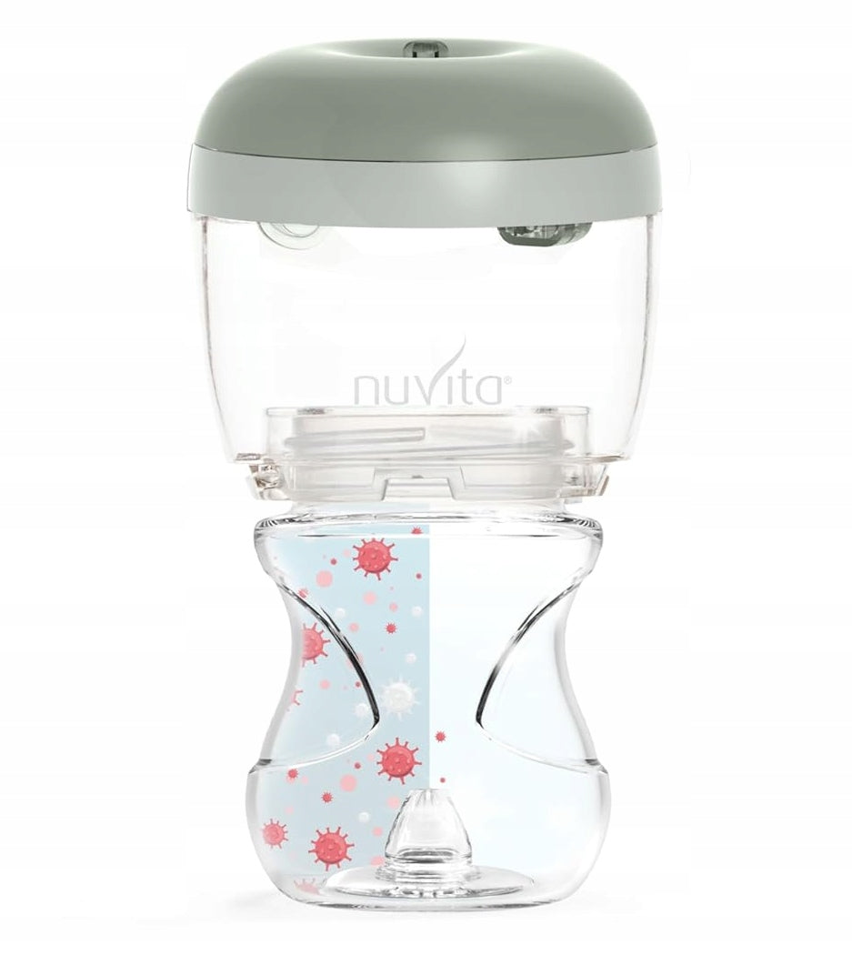 NUVITA MellyPlus 2 sterilizator UV portabil pentru tetinele biberoanelor, 2 minute
