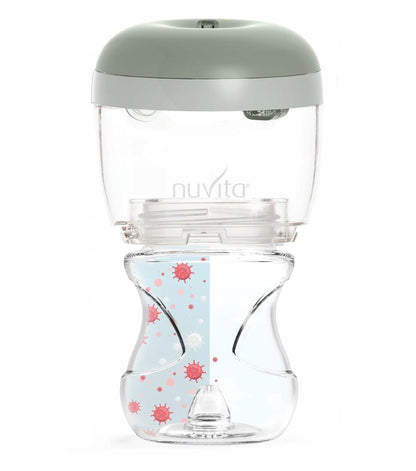 NUVITA MellyPlus 2 sterilizator UV portabil pentru tetinele biberoanelor, 2 minute