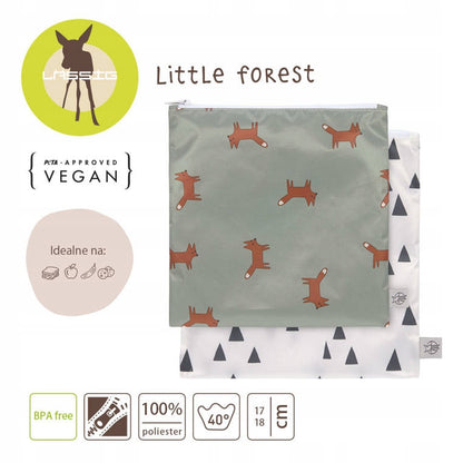 LASSIG Snack Bag sacs à collations x2 17x18cm