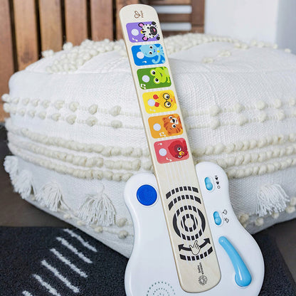 BABY EINSTEIN Hape Magic Touch dotykowa gitara elektryczna 41,6 cm, biała zabawka muzyczna dla niemowląt