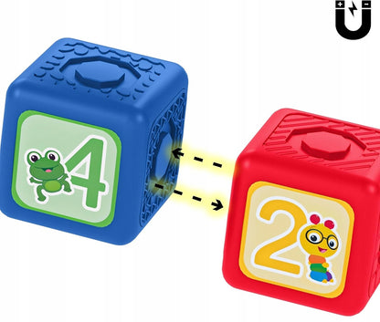 BABY EINSTEIN Connectables Add & Stack blocs magnétiques 6 pièces
