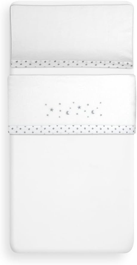 INTERBABY komplet pościeli do łóżeczka 60x120 cm Coralina, ciepła 3-częściowa pościel niemowlęca z mikrofibry