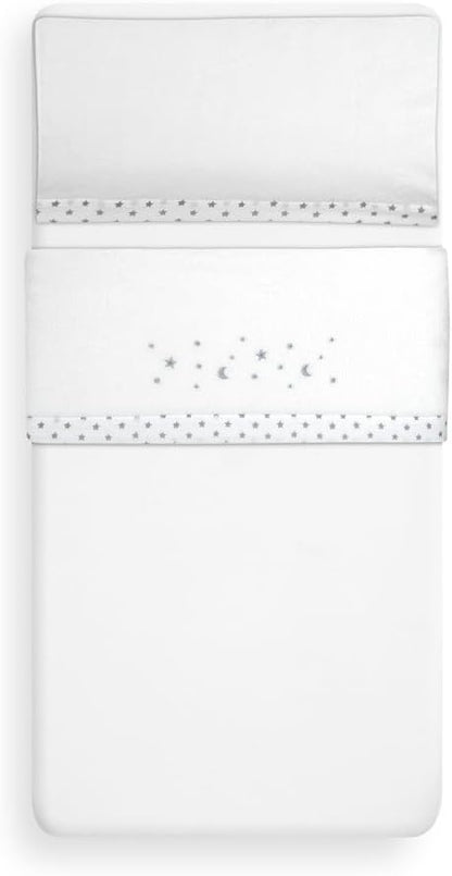 INTERBABY komplet pościeli do łóżeczka 60x120 cm Coralina, ciepła 3-częściowa pościel niemowlęca z mikrofibry
