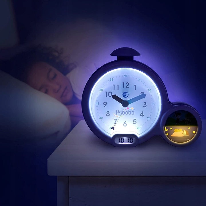 PABOBO Kid'Sleep BUDZIK EDUKACYJNY niebieski