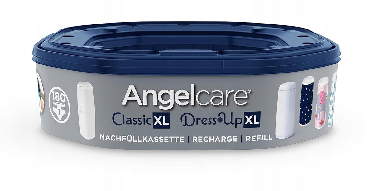 ANGELCARE Dress Up XL poubelle à couches usagées + recharge Dress Up 180 couches