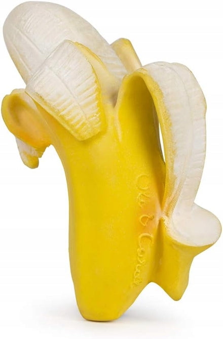 OLI & CAROL anneau de dentition en caoutchouc souple 11 cm BANANE
