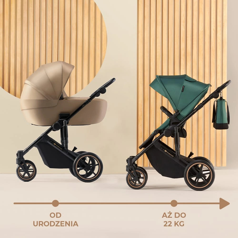 KINDERKRAFT PRIME2 poussette multifonction 2-en-1 jusqu'à 22kg