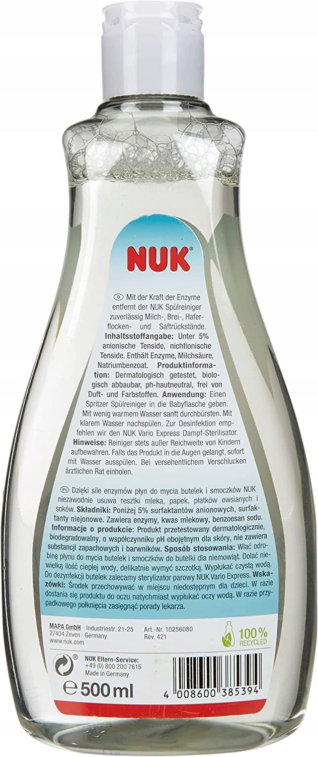 NUK čistiaci prostriedok na umývanie fliaš a cumlíkov 500 ml