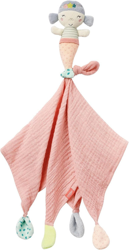 FEHN kocyk komforter przytulanka 45 cm SYRENKA – dominujący różowy długość 45 cm – zdjęcie 1