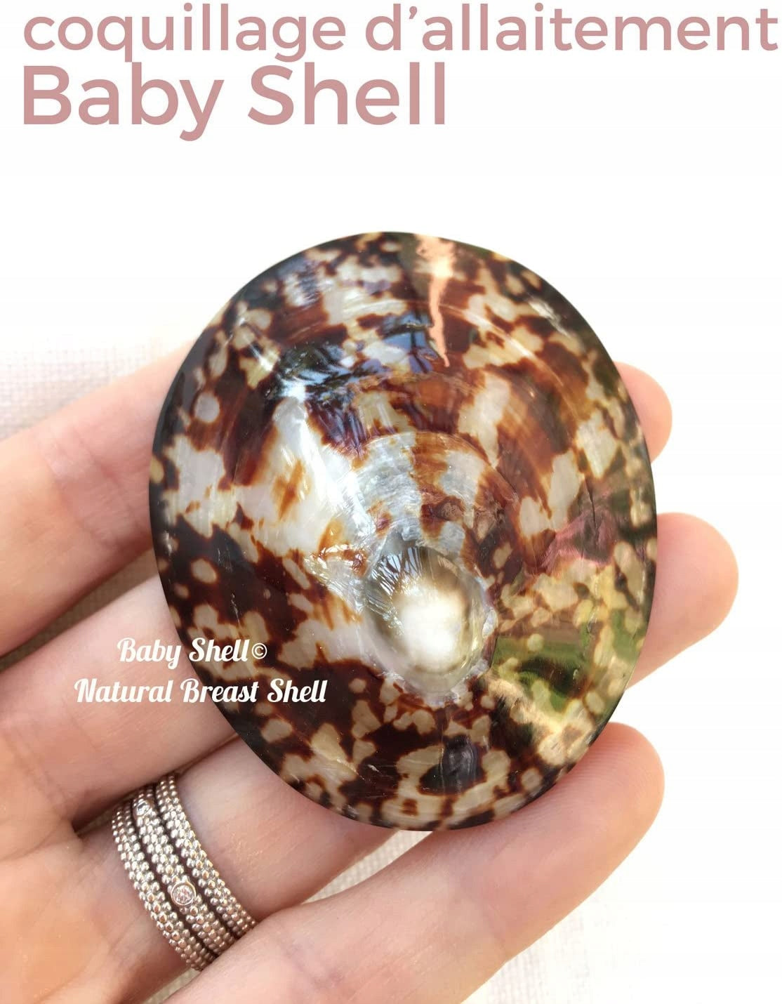BABY SHELL copri capezzoli con conchiglia e madreperla