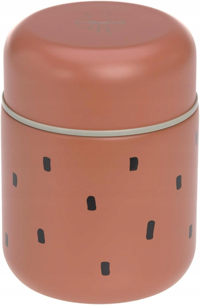 LASSIG Food Jar Happy Prints TERMOS OBIADOWY ze stali nierdzewnej 350 ml "N