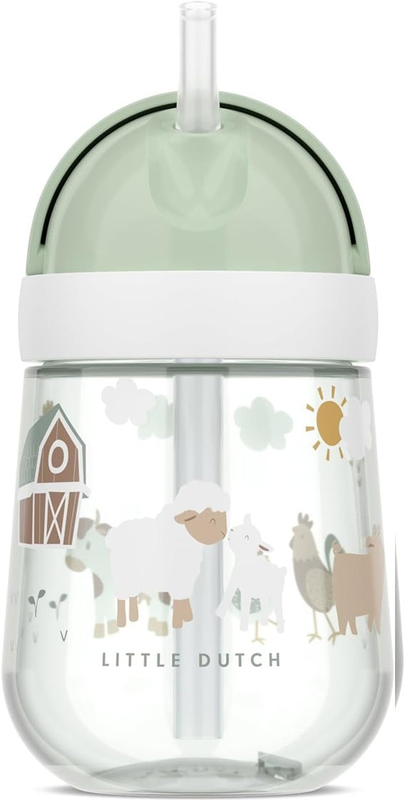 Mepal Mio auslaufsicherer Strohhalmbecher 300 ml Farm, ab 9 Monaten – Produktfoto 2