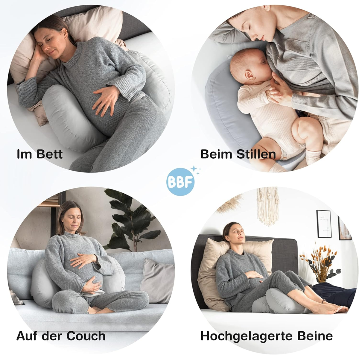BABYBEFUN coussin de grossesse compact