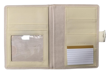 TWIVEE Love étui pour carte de grossesse en simili cuir 15,5 x 21 cm