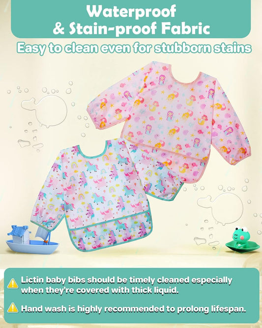 LICTIN bib apron with pocket x3