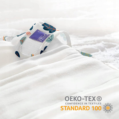 BAMBINO MIO otulacz na pieluchę >9kg błękitny w motyw świerszcza, OEKO-TEX Standard 100