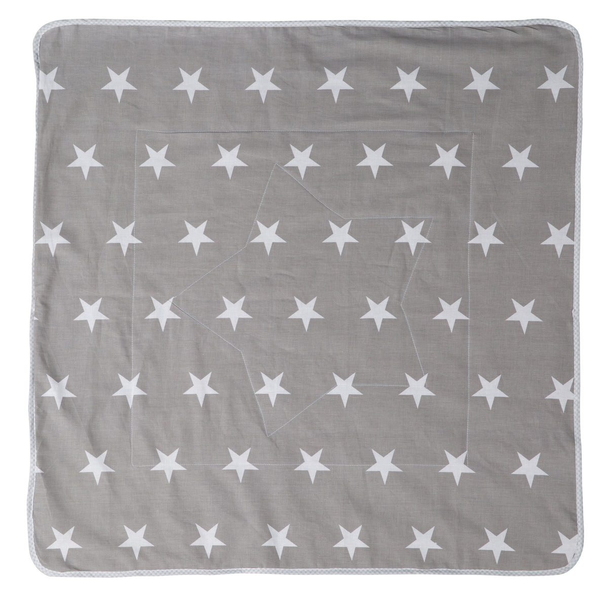 ROBA koc do zabawy dla niemowląt 80x80, gruby kocyk LITTLE STARS w gwiazdki