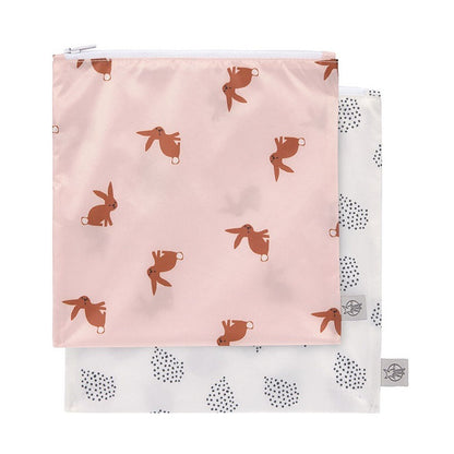 LASSIG Snack Bag sacs à collations x2 17x18cm