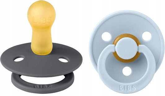 BIBS COLOUR smoczki uspokajające 2pack kauczuk 18-36msc