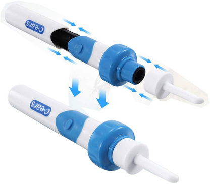 C-EARS appareil électrique de nettoyage des oreilles + étui et brosse
