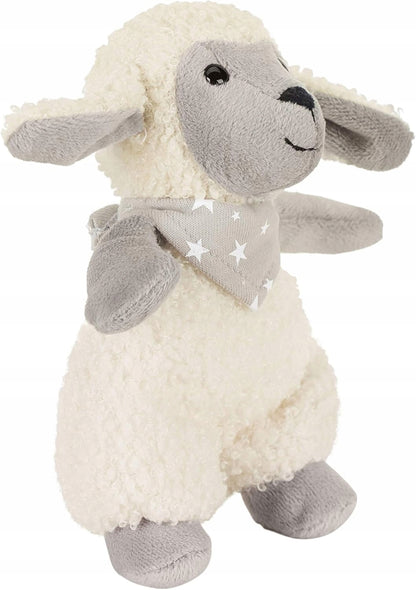 STERNTALER Owca Stanley przytulanka z grzechotką 14 cm "N. miękka owca dla niemowląt, pluszowa zabawka z grzechotką