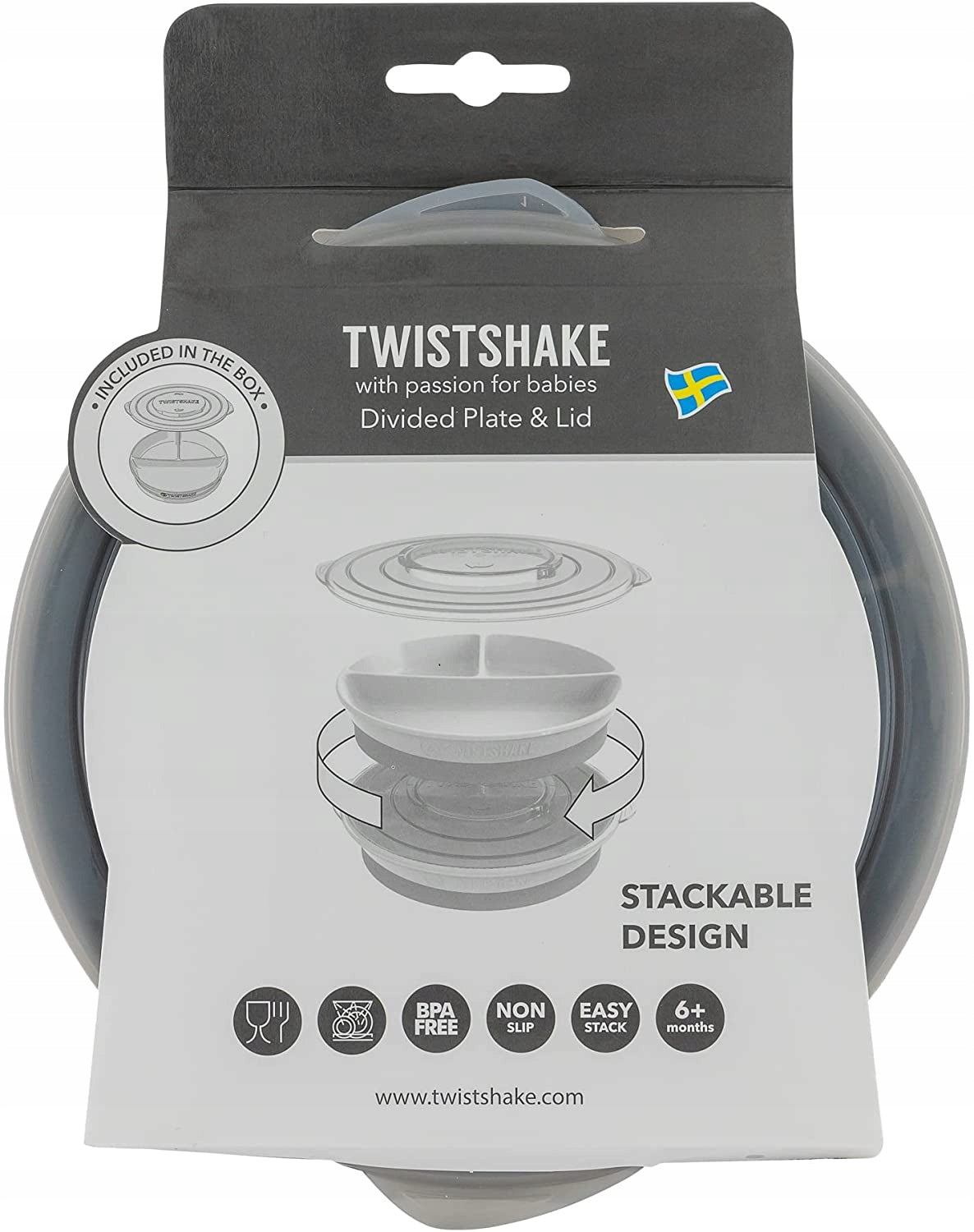 TWISTSHAKE Click Mat MINI plate mat and bowl with lid