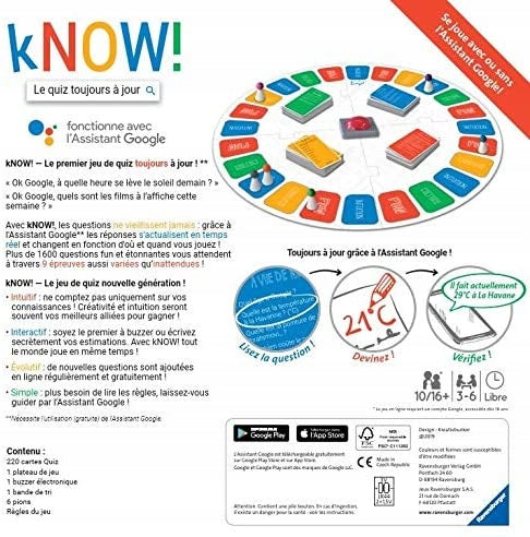 KNOW! joc de societate ÎN LIMBA FRANCEZĂ
