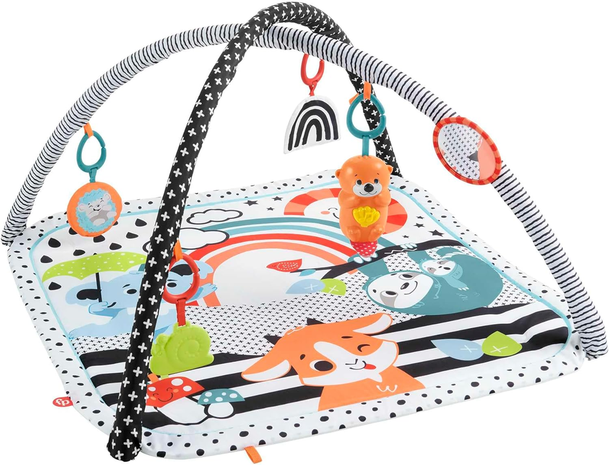 FISHER-PRICE vzdelávacia podložka 3v1 + hračky