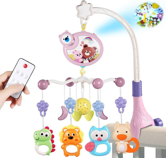 AOLSO carrousel avec projecteur et 317 mélodies + télécommande