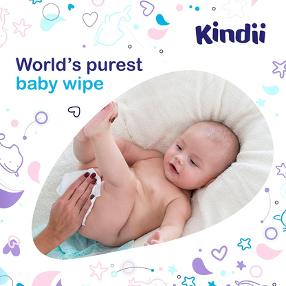 KINDII Pure Water 99 wet wipes x60