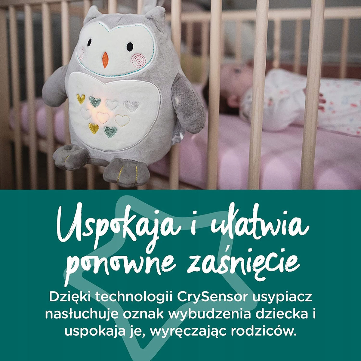 TOMMEE TIPPEE Sowa Ollie PELUCHE veilleuse sonore