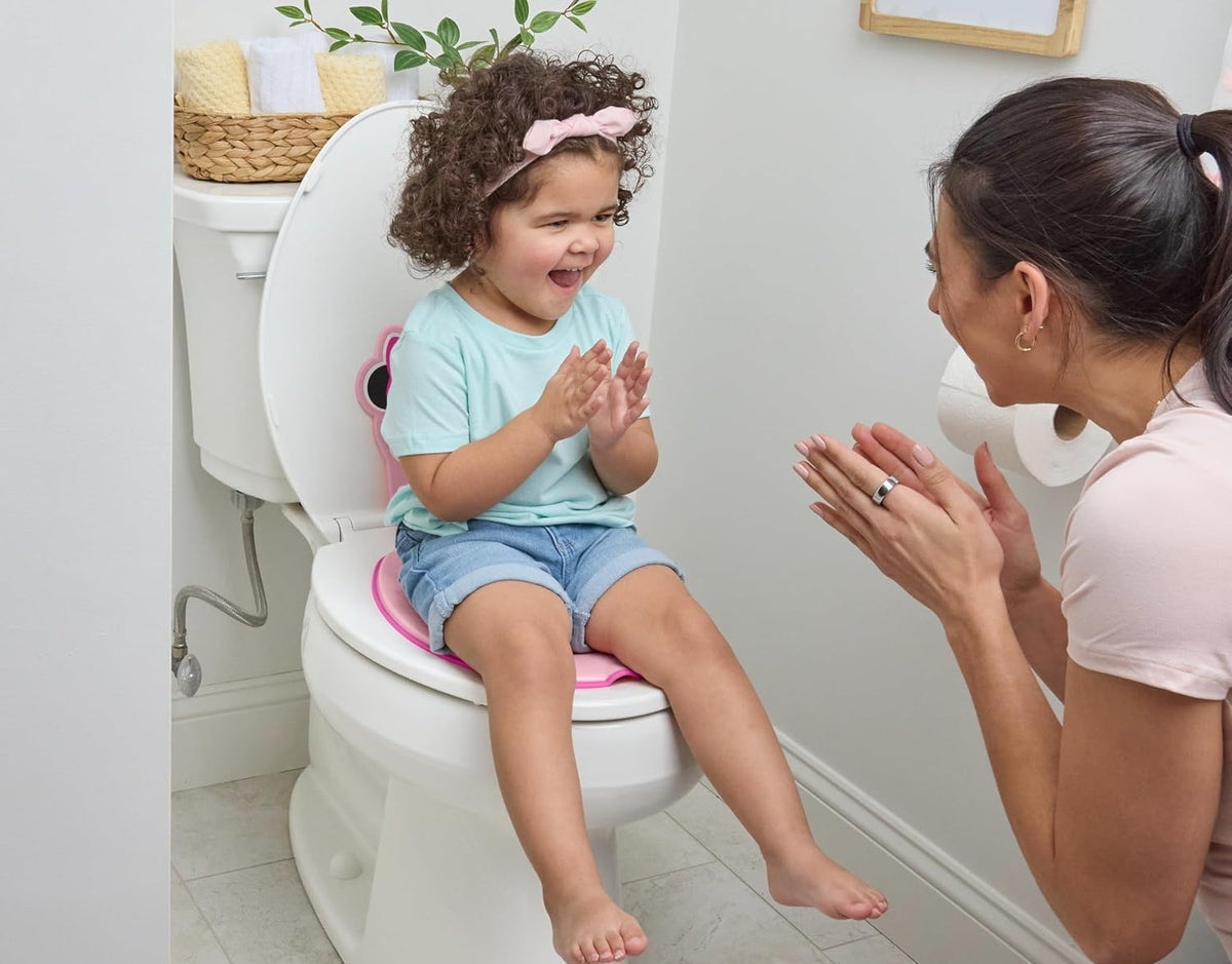 BRIGHT STARTS Flip & Sit réducteur de toilettes 18 mois et + 23 kg DISNEY MINNIE