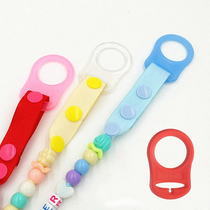 BABY poignées en silicone pour chaînes de sucette 8 pièces