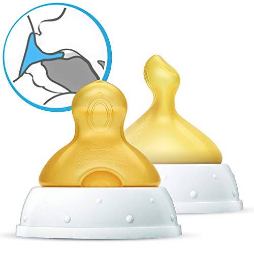 NUK First Choice Plus tétines en latex L x2 pour aliments épais