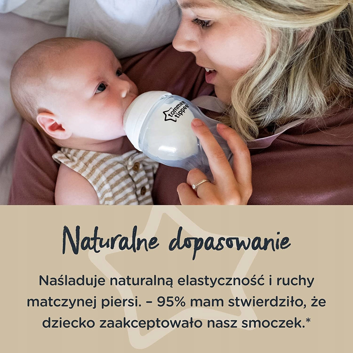 TOMMEE TIPPEE zestaw startowy butelki, smoczki 9el. Naturalne dopasowanie butelki i smoczka dla noworodka