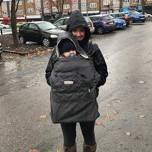 BEBAMOUR housse universelle imperméable pour porte-bébé poussette siège auto