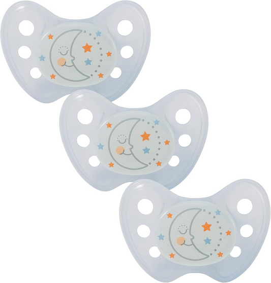 DENTISTAR NIGHT sucette apaisante en silicone 3x 0-6mois
